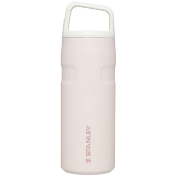 Stanley IceFlow Cap and Carry+ Water Bottle 16 OZ | Wide Mouth Twist Lid | Lightweight & Leakproof f...