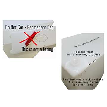 Under Mount 10 Gallon Fresh Water Holding Tank Class A Customs