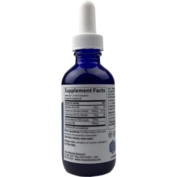 Trace Minerals Ionic Chromium Liquid Supplement for Energy
