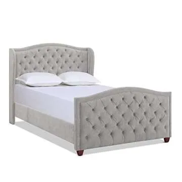 Jennifer Taylor Marcella Bed Set Queen Silver Grey Polyester