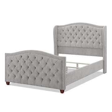 Jennifer Taylor Marcella Bed Set Queen Silver Grey Polyester