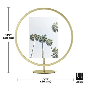 Umbra Infinity Floating Picture Frame in Matte-Brass