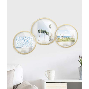 Umbra Infinity Floating Picture Frame in Matte-Brass