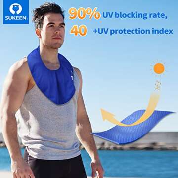 Cooling Towel for Workouts & Sports - Instant Relief from Heat - Soft & Absorbent Microfiber Design - Includes Fitness Towel - Portable & Machine Washable - Stay Cool & Comfortable All Day