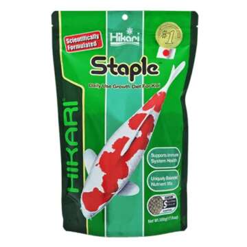 Hikari 4.4-Pound Staple Floating Pellets for Koi and Pond Fish, Medium