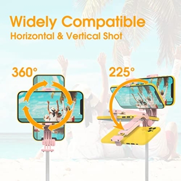 Selfie Stick Tripod 44-inch with Remote for iPhone and Android