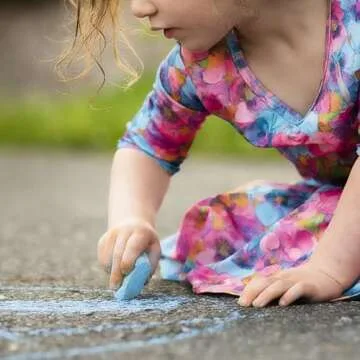 Colorful BEROXII Scented Sidewalk Chalk Set for Fun