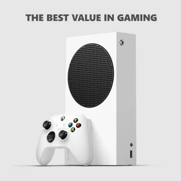 Xbox Microsoft Series S 512GB SSD Console - Includes Wireless Controller - Up to 120 frames per second - 10GB RAM 512GB SSD - Experience high dynamic range Velocity Architecture