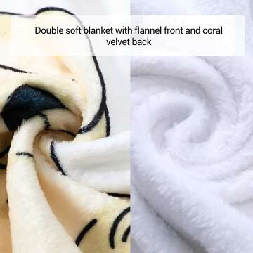 Zevrez Cartoon Dog Blanket 48x60 for Kids