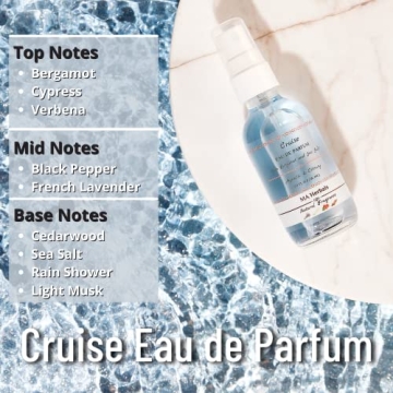 Cruise Bergamot & Sea Salt Natural Fragrance - Eco-Friendly & Fresh