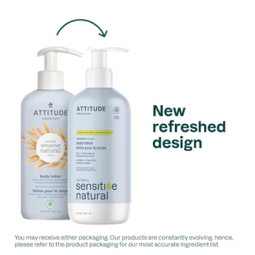 ATTITUDE Natural Body Lotion for Sensitive Skin EWG Verified