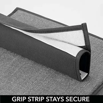 mDesign Hanging Storage Organizer with 3 Drawers and 3 Shelves