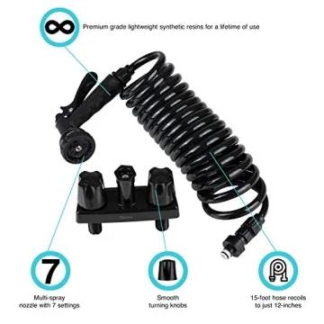 Versatile RV Faucet with 15ft Hose for Outdoor Use