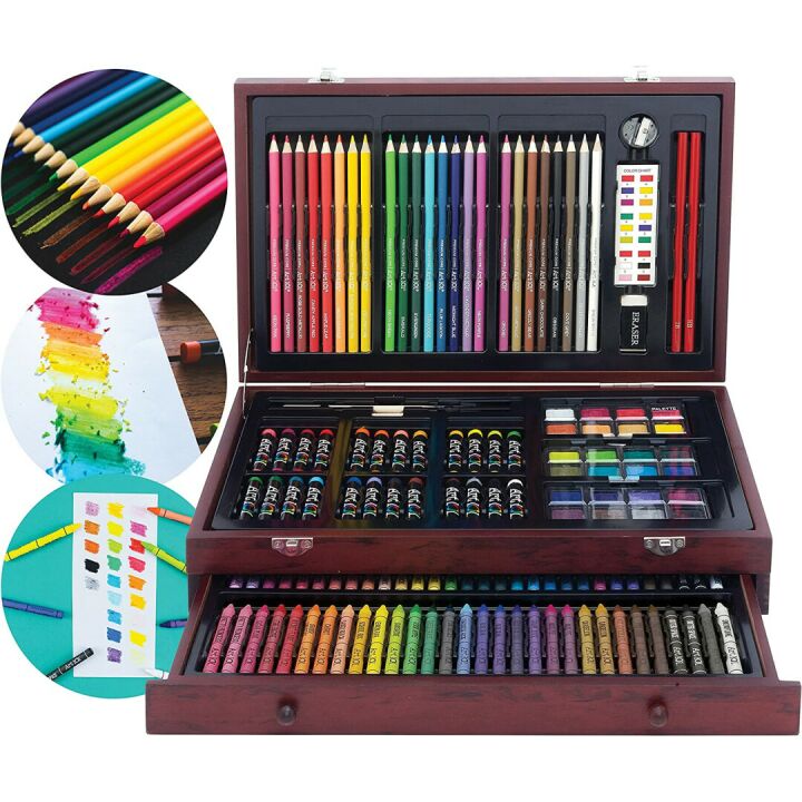 Art 101 142 Pc Doodle & Color Set with Carrying Case