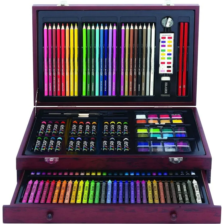 Art 101 142 Pc Doodle & Color Set with Carrying Case