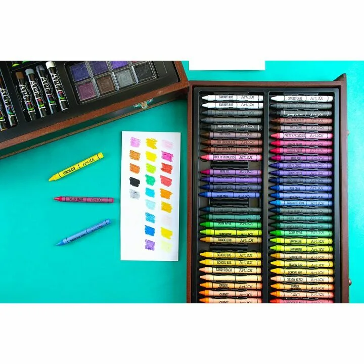 Art 101 142 Pc Doodle & Color Set with Carrying Case