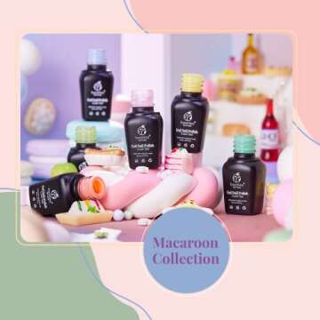 Beetles 12 Pcs Neon Gel Nail Polish Kit - Hot Pink Red Macaroon Green Yellow Gel Polish Set Soak Off...