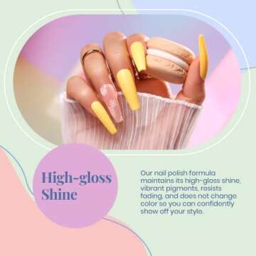 Beetles 12 Pcs Neon Gel Nail Polish Kit - Hot Pink Red Macaroon Green Yellow Gel Polish Set Soak Off Uv LED Nail Lamp Nail Art Salon Manicure Gifts Beetles Gel Nail Polish for Women Summer