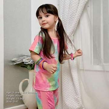 YALLET Toddler Girls Pink Sweatsuit - Fashionable 2 Set Outfits