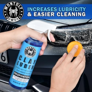 Car Clay Bar Detailing Kit with Lube and Towel