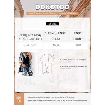 Dokotoo Womens Fashion Print Open Front Long Kimonos Pop Pop Trim Tassel Split Cardigans Holiday Beach Swimsuit Coverup Swim Bikini Loose Cover up Swimwear Blue