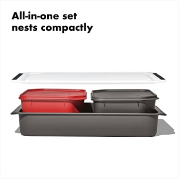 OXO Good Grips Grilling Prep and Carry System for BBQ