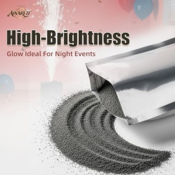 6Packs, 200g/Pack, 3-5m Height Stage Light Cold Spark Machine Premium Material, 3-5m Effect for Wedd...