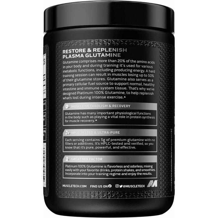 Pure L-Glutamine Powder for Muscle Recovery