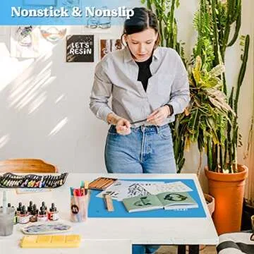 LET'S RESIN Silicone Mats for Crafts - 3Pcs Set Nonstick