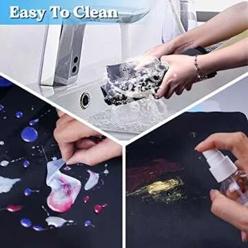 LET'S RESIN Silicone Mats for Crafts - 3Pcs Set Nonstick