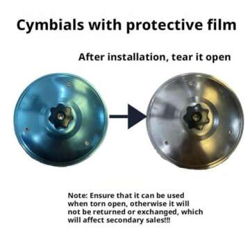 2pcs Car Cymbal - Fun Accessory for Music Lovers