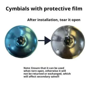 2pcs Car Cymbal - Fun Accessory for Music Lovers