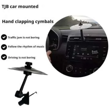 2pcs Car Cymbal - Fun Accessory for Music Lovers