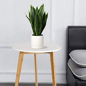 Briful 16" Fake Snake Plant for Low-Maintenance Indoor Decor