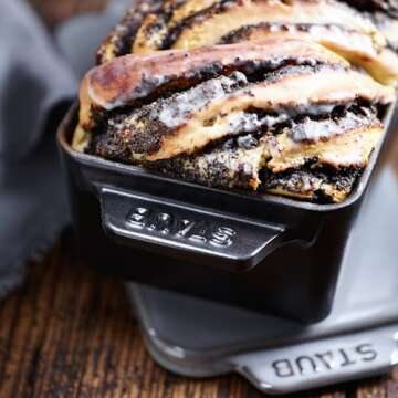 Staub Cast Iron Black Loaf Pan - Perfect for Baking