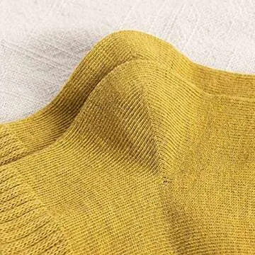 Xhonp 5 Pairs Women Socks Cute Cartoon Animal Ankle Embroidery Bear Casual for Women Socks (Colour A)