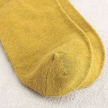 Xhonp 5 Pairs Women Socks Cute Cartoon Animal Ankle Embroidery Bear Casual for Women Socks (Colour A)