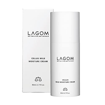 LAGOM Cellus Mild Moisture Cream Natural Moisturizer for Sensitive Skin 2.71 Fl Oz