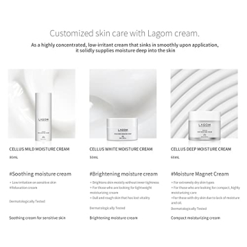Lagom White Moisture Cream with D-Panthenol & Green Tea