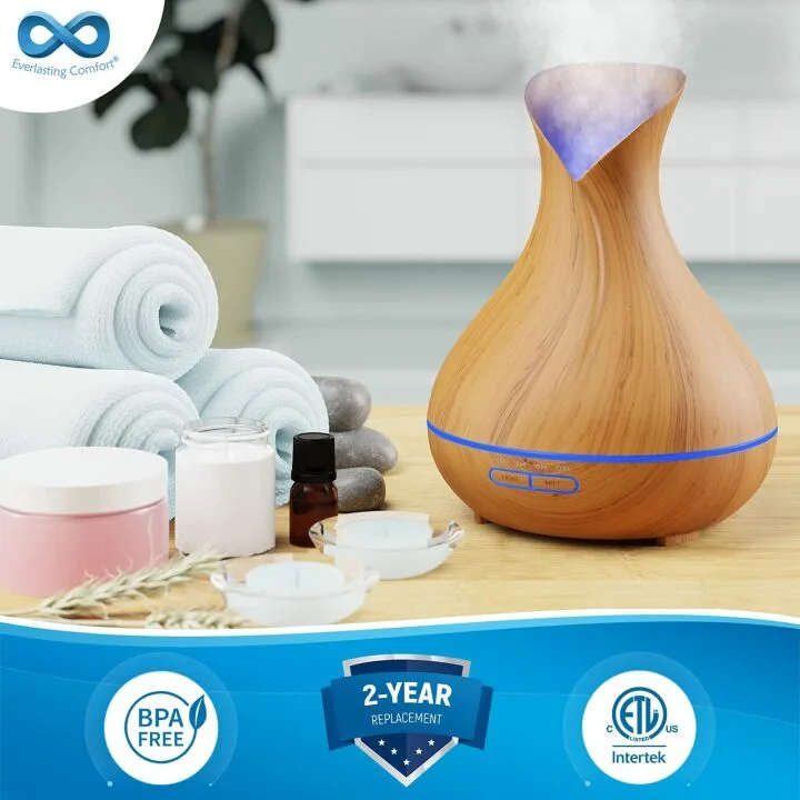 Essential Oil Diffuser (400ml) for Home Aromatherapy