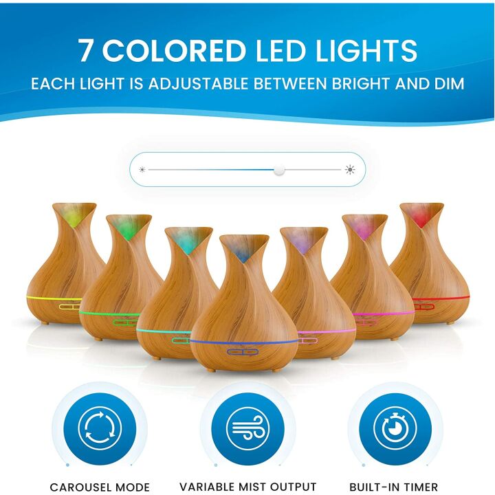 Essential Oil Diffuser (400ml) for Home Aromatherapy