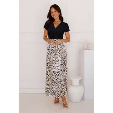 Newshows Women Summer Casual Vacation Dresses - Beach Maxi Sundress