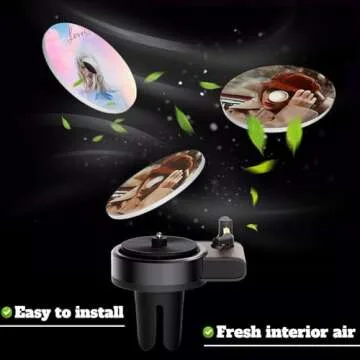 YRH Record Player Air Freshener Car Vent Clip