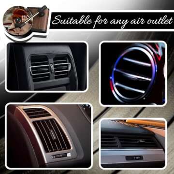YRH Record Player Air Freshener Car Vent Clip