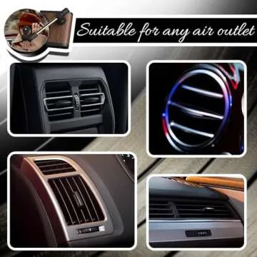 YRH Record Player Air Freshener Car Vent Clip