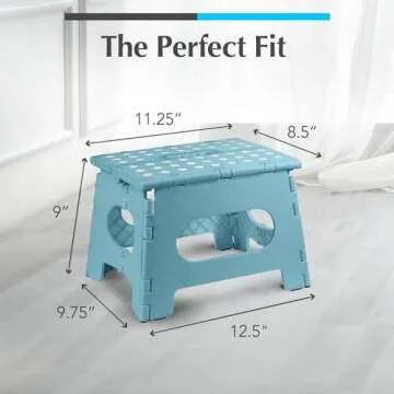 Handy Folding Step Stool for Kitchen and Bathroom Use