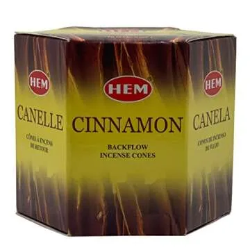 Cinnamon Backflow Incense Cones for Waterfall Aromatic Smoke Fountain Haze Falls