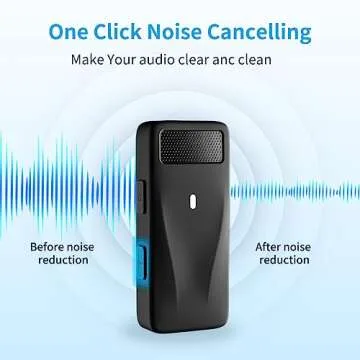 PILSAMAS Mini Wireless Lapel Lavalier Microphone for Android, iPhone 15 16 Pro Max - 2 Pack, 32H Battery, Noise Canceling - USB C Microphone, Clip On iPhone Microphone for Video Recording, Streaming