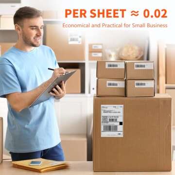 JADENS 4x6 Thermal Shipping Labels - 350 Labels Per Roll