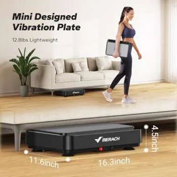 MERACH Mini Vibration Plate for Weight Loss and Muscle Tone